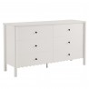 Modway Emmeline Scalloped 6-Drawer Dresser White