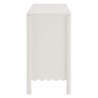 Modway Emmeline Scalloped 6-Drawer Dresser White Side