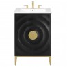 Modway Beau 24" Wood Bathroom Vanity with Basin Front