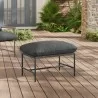 Modway Raya Outdoor Patio Boucle Ottoman - Modway Raya Outdoor Patio Boucle Ottoman