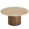 Modway Kioni Round Travertine Coffee Table  1 - Modway Kioni Round Travertine Coffee Table  1