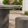 Modway Brion Indoor - Outdoor Patio Concrete 5 Piece Dining Table Gray 1