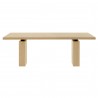 Modway Piston 82" Rectangular Wood Dining Table Front