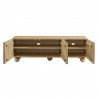 Modway Sorren Scalloped 54" Wood TV Stand Natural