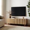 Modway Sorren Scalloped 54" Wood TV Stand Natural