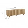 Modway Sorren Scalloped 54" Wood TV Stand Natural