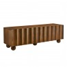 Modway Sorren Scalloped 54" Wood TV Stand Walnut