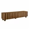 Modway Sorren Scalloped 71" Wood TV Stand Walnut  - Modway Sorren Scalloped 71" Wood TV Stand Walnut 