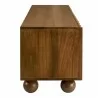 Modway Sorren Scalloped 71" Wood TV Stand Walnut Side - Modway Sorren Scalloped 71" Wood TV Stand Walnut Side