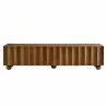 Modway Sorren Scalloped 71" Wood TV Stand Walnut Front - Modway Sorren Scalloped 71" Wood TV Stand Walnut Front