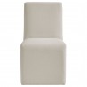 Modway Emory Fabric Upholstered Dining Side Chair White Front