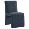 Modway Emory Fabric Upholstered Dining Side Chair Blue Front