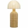 Modway Santo Rattan Table Lamp With Dome Shade - Modway Santo Rattan Table Lamp With Dome Shade
