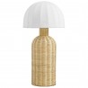 Modway Santo Rattan Table Lamp With Dome Shade 1