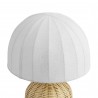 Modway Santo Rattan Table Lamp With Dome Shade Top