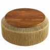 Modway Maris Seagrass and Wood Coffee Table 3