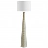 Modway Saylor Carved Ribbed Wood Floor Lamp With Drum Shade 2