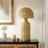 Modway Briar Rattan Table Lamp Room View