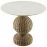 Modway Zale 36" Marble and Seagrass Dining Table Top