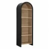 Modway Evie Arched Narrow Bookcase Display Cabinet - Modway Evie Arched Narrow Bookcase Display Cabinet