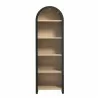 Modway Evie Arched Narrow Bookcase Display Cabinet Front - Modway Evie Arched Narrow Bookcase Display Cabinet Front