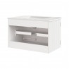 Modway Zia 30" Wall-Mount Bathroom Vanity with Marble Sink White  Back