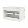 Modway Zia 30" Wall-Mount Bathroom Vanity with Marble Sink White  Back - Modway Zia 30" Wall-Mount Bathroom Vanity with Marble Sink White  Back