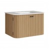 Modway Zia 30" Wall-Mount Bathroom Vanity with Marble Sink