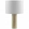 Modway Zenith Travertine Table Lamp With Fabric Drum Shade 7 - Modway Zenith Travertine Table Lamp With Fabric Drum Shade 7
