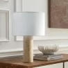 Modway Zenith Travertine Table Lamp With Fabric Drum Shade Off - Modway Zenith Travertine Table Lamp With Fabric Drum Shade Off
