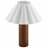 Modway Flora Wood Table Lamp With Pleated Petal Shade 2 - Modway Flora Wood Table Lamp With Pleated Petal Shade 2