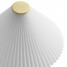 Modway Cove Travertine Table Lamp With Pleated Shade Top