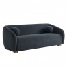 Modway Holland 85" Chenille Fabric Sofa Blue Front