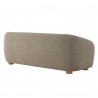 Modway Holland 85" Chenille Fabric Sofa Brown Back
