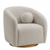 Modway Holland Swivel Chenille Fabric Armchair Front