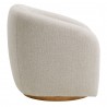 Modway Holland Swivel Chenille Fabric Armchair Side