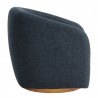 Modway Holland Swivel Chenille Fabric Armchair Side