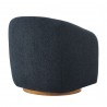 Modway Holland Swivel Chenille Fabric Armchair Back