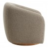 Modway Holland Swivel Chenille Fabric Armchair Side