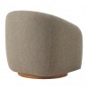 Modway Holland Swivel Chenille Fabric Armchair Back
