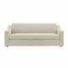 Modway Liora Performance Velvet Sofa White Front - Modway Liora Performance Velvet Sofa White Front