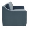 Modway Liora Performance Velvet Sofa Blue Side