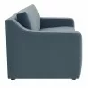 Modway Liora Performance Velvet Sofa Blue Side - Modway Liora Performance Velvet Sofa Blue Side