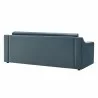 Modway Liora Performance Velvet Sofa Blue Back - Modway Liora Performance Velvet Sofa Blue Back