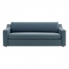Modway Liora Performance Velvet Sofa Blue Front