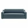 Modway Liora Performance Velvet Sofa Blue Front - Modway Liora Performance Velvet Sofa Blue Front