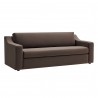 Modway Liora Performance Velvet Sofa Chocolate Brown