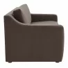 Modway Liora Performance Velvet Sofa Chocolate Brown Side - Modway Liora Performance Velvet Sofa Chocolate Brown Side