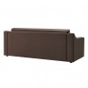 Modway Liora Performance Velvet Sofa Chocolate Brown Back