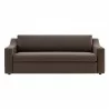Modway Liora Performance Velvet Sofa Chocolate Brown Front - Modway Liora Performance Velvet Sofa Chocolate Brown Front